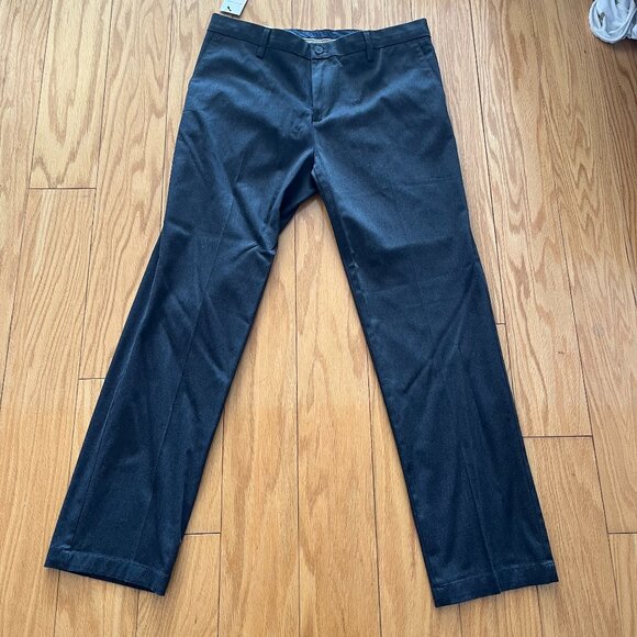 Brand New Dockers Men's Classic Fit Signature Lux Cotton Stretch Dark Gray 36x32 - Picture 2 of 4